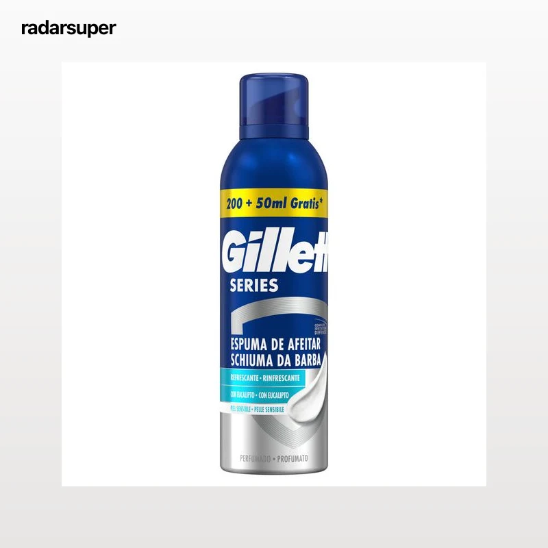Espuma de afeitar Gillette 200+50ml series refrescante