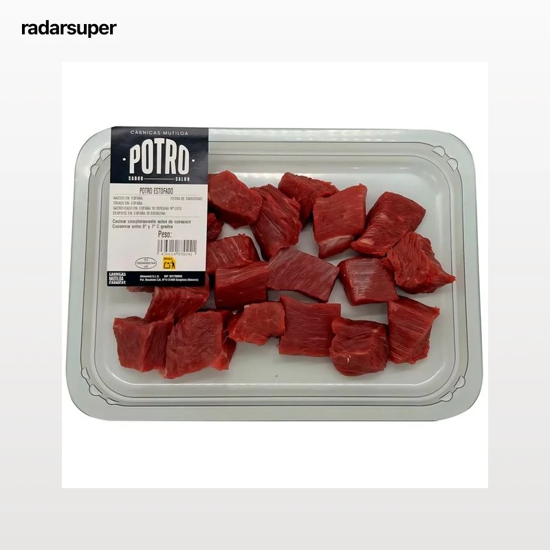 Estofado de carne de potro.