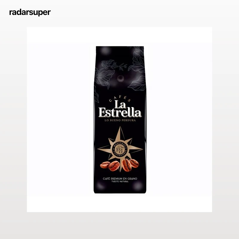 LA ESTRELLA Café en grano natural premium 500 g.