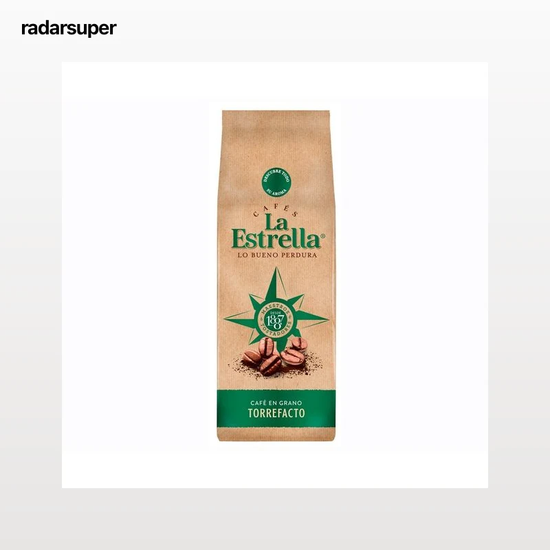 LA ESTRELLA Café en grano torrefacto 500 g.