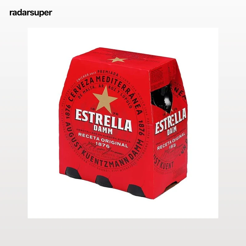 ESTRELLA DAMM Cerveza pack 6 uds. x 25 cl.