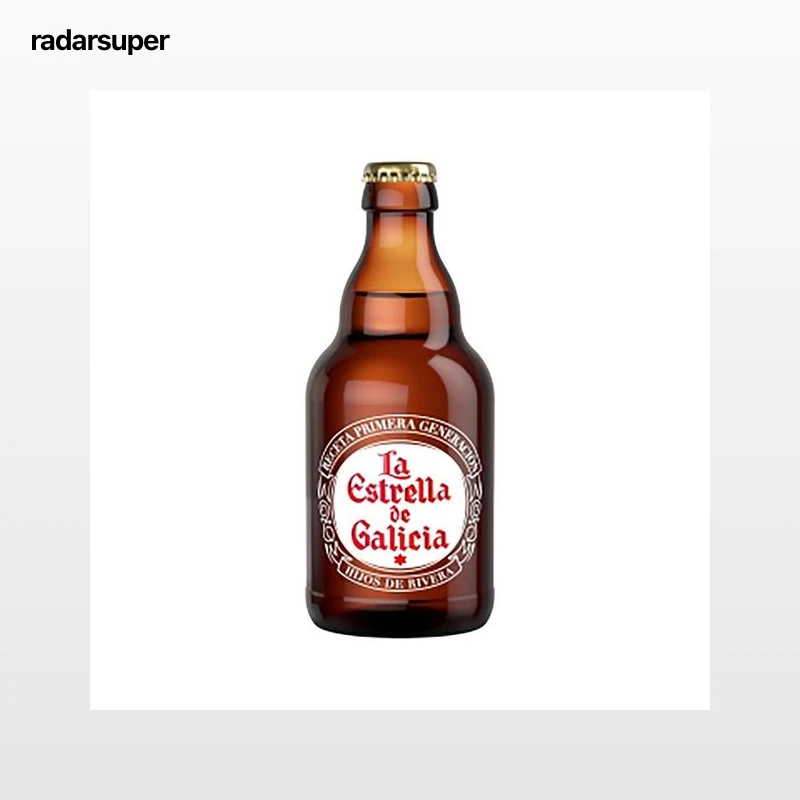 ESTRELLA GALICIA Cerveza Steiner bote de 33 cl.