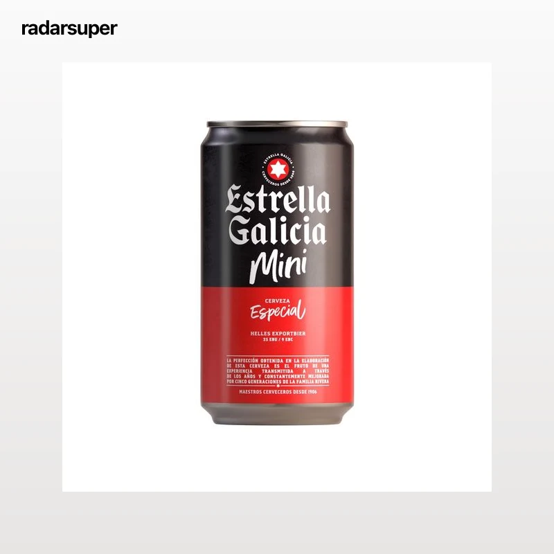 ESTRELLA GALICIA Especial cerveza especial mini lata de 25 cl.