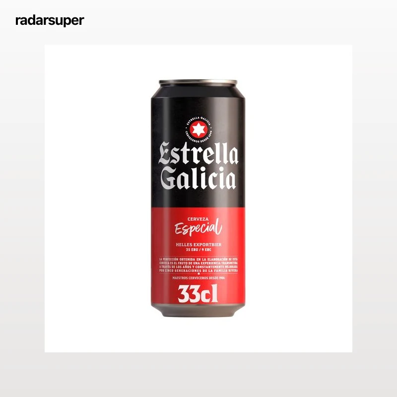 ESTRELLA GALICIA Especial cerveza lata 33 cl.