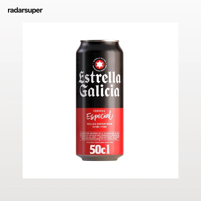 ESTRELLA GALICIA Especial cerveza lata de 50 cl.