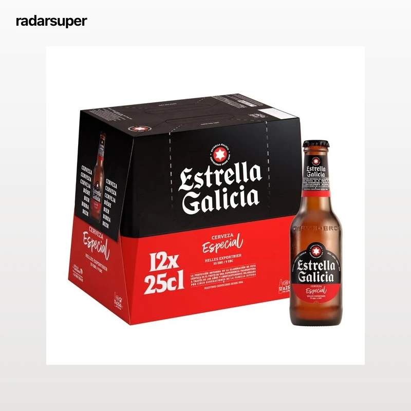 ESTRELLA GALICIA Especial cervezas pack 12 uds. x 25 cl