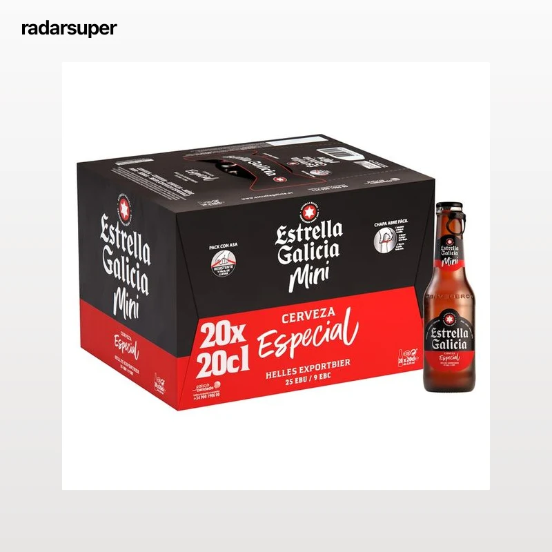 ESTRELLA GALICIA Especial cervezas pack 20 uds. x 20 cl.