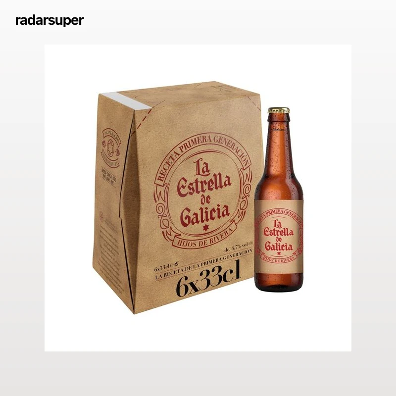 ESTRELLA GALICIA Especial cervezas pack 6 botellas x 33 cl.