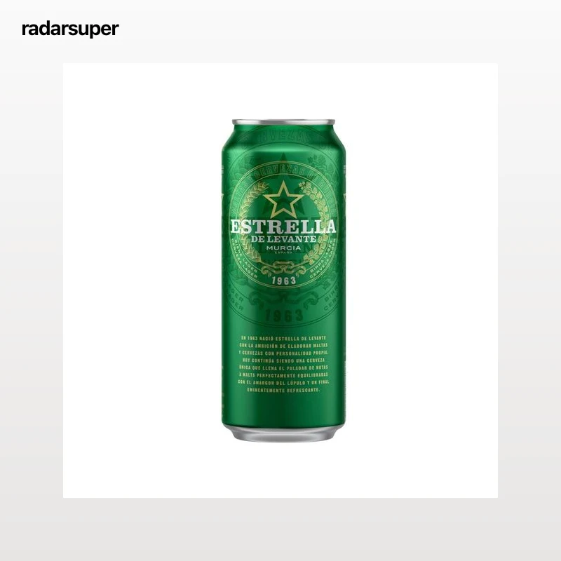 ESTRELLA DE LEVANTE Cerveza lata 50 cl.