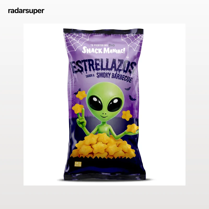 Estrellazos smoky barbacoa Dia Snack Maniac 100 g