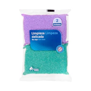 Estropajo almohadilla Bosque Verde limpieza delicada