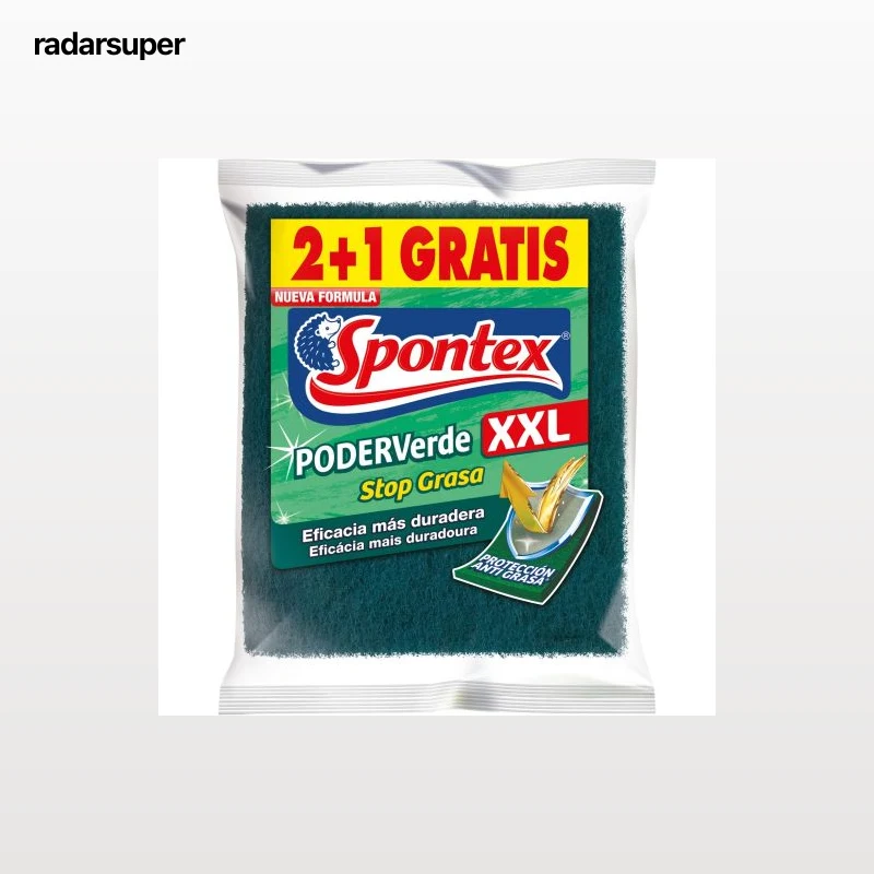 Estropajo Poder Verde FIbra SPONTEX XXL