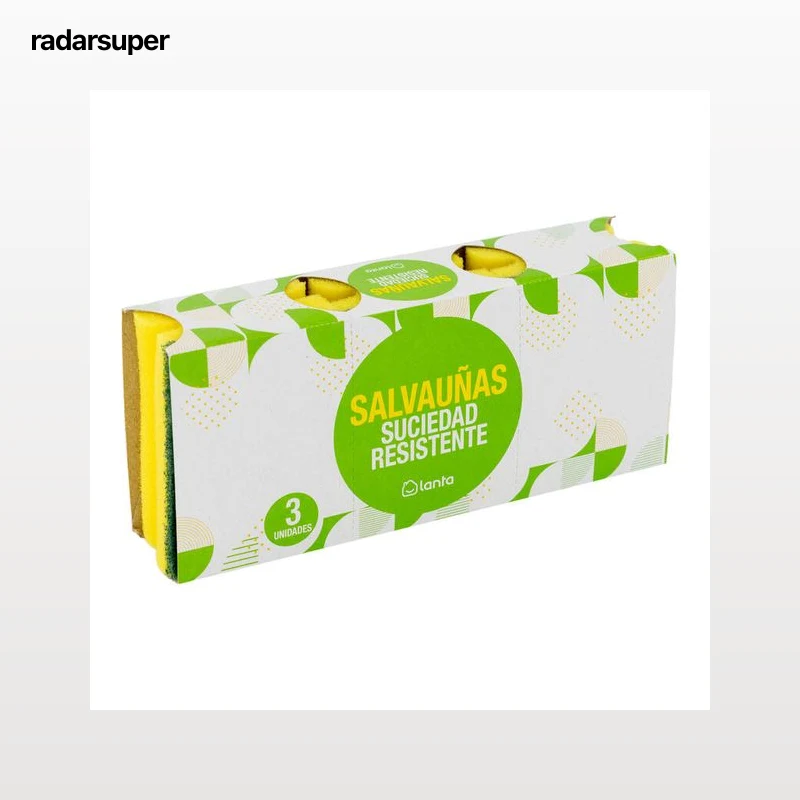 Estropajo salvauñas Lanta 3 uds
