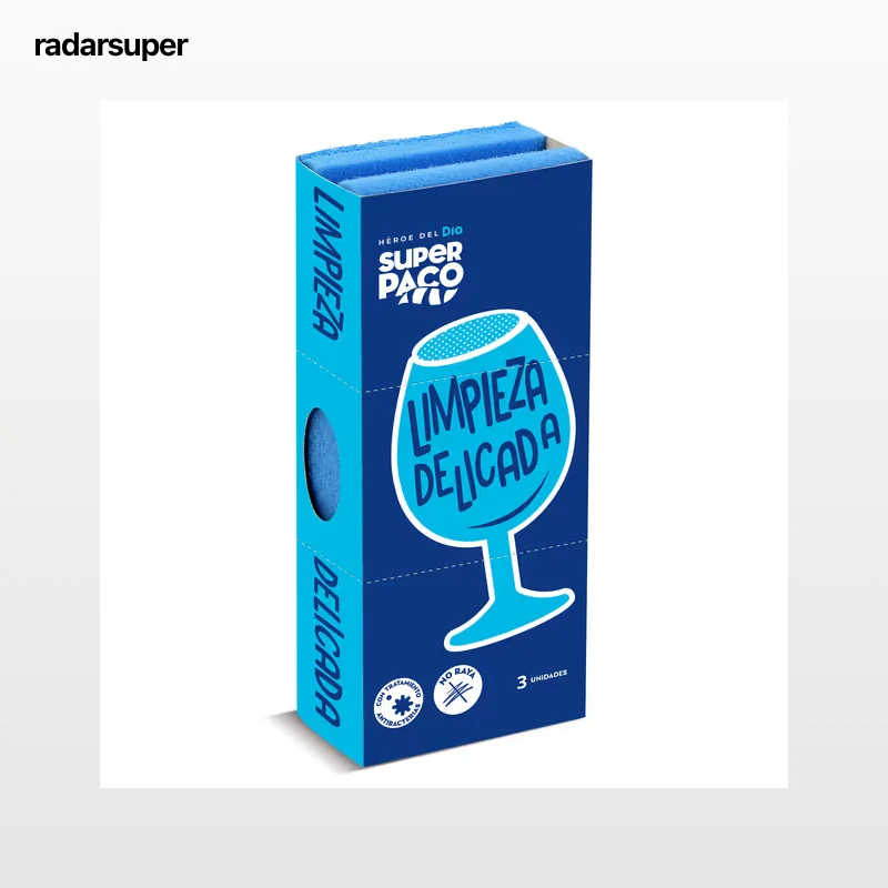 Estropajo salvauñas limpieza delicada Dia Super Paco 3 unidades