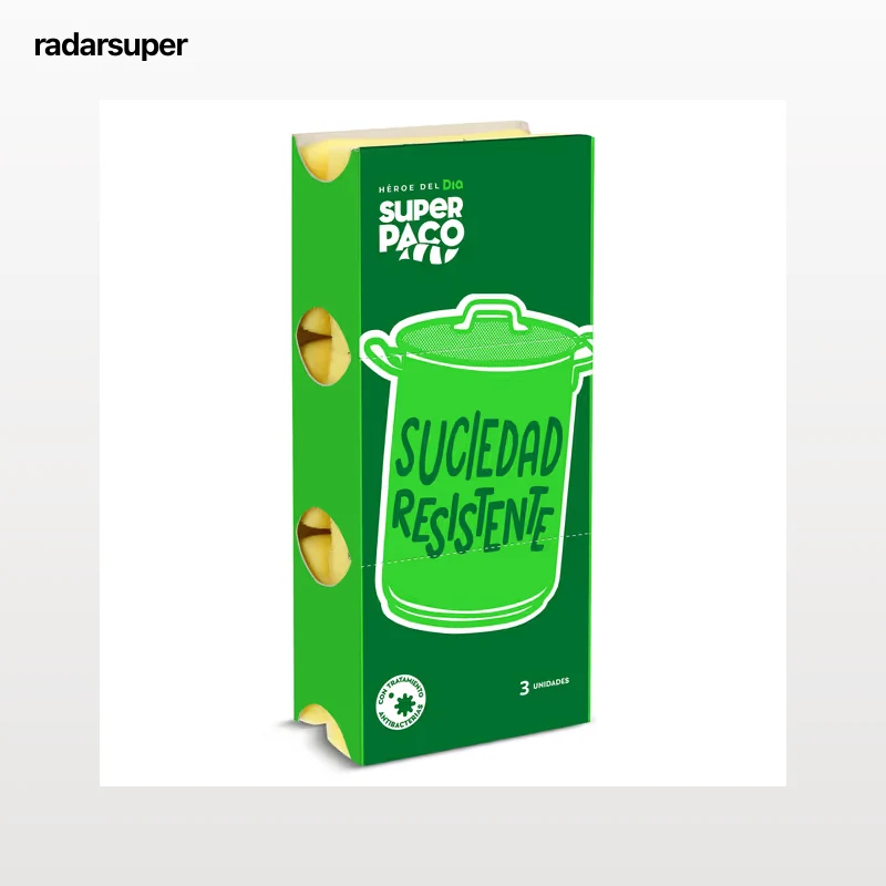 Estropajo salvauñas suciedad resistente Dia Super Paco 3 unidades