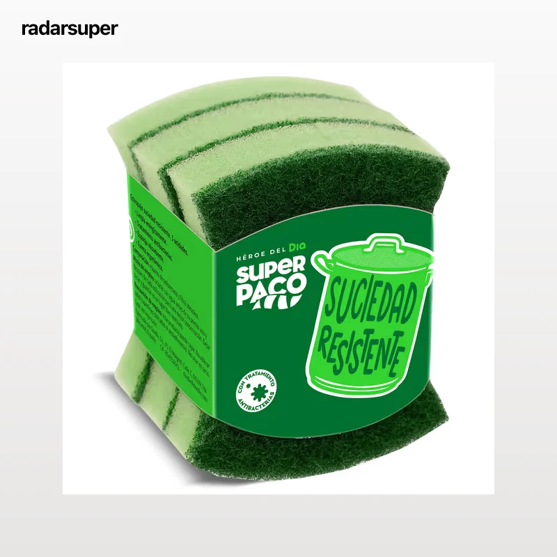 Estropajo suciedad resistente Dia Super Paco 3 unidades