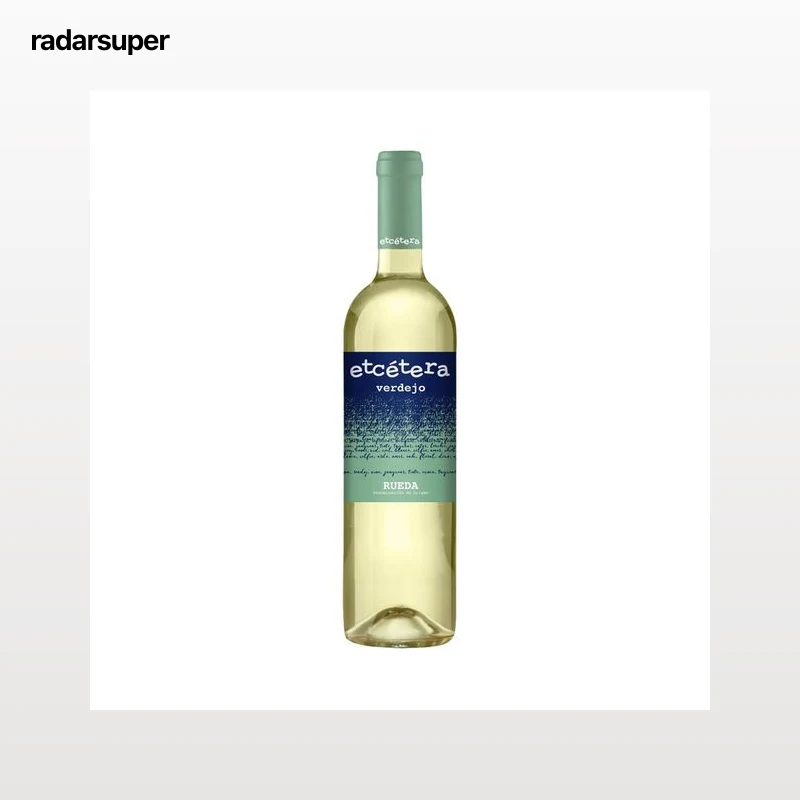ETCÉTERA Vino  blanco seco con D.O. Rueda botella 75 cl.
