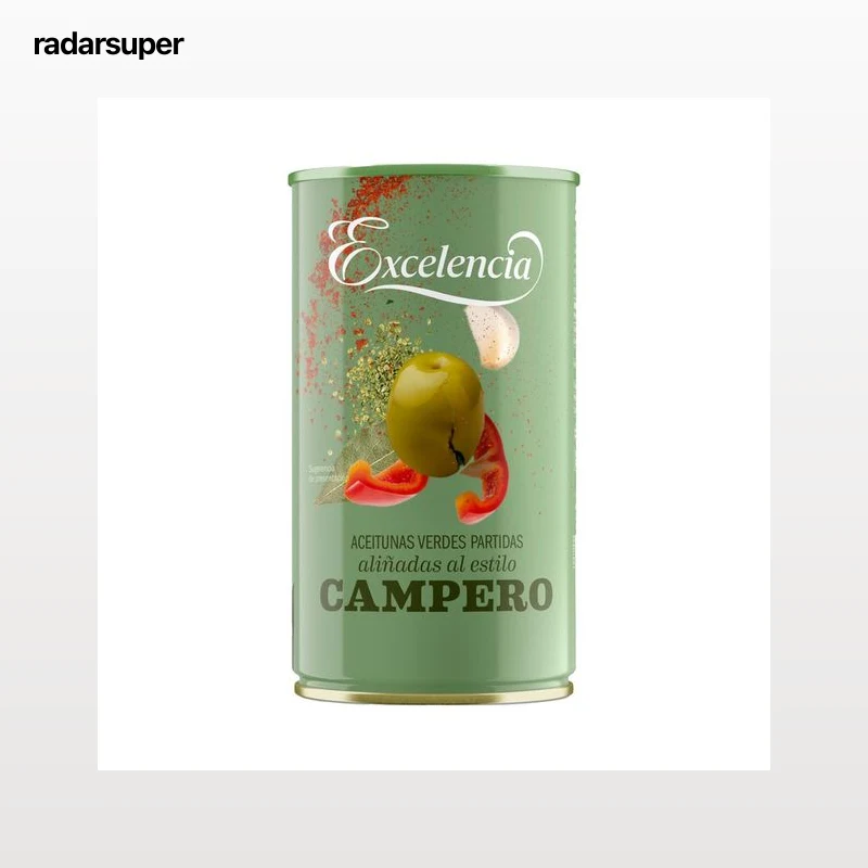 EXCELENCIA Aceituna lata con aliño campero 185g