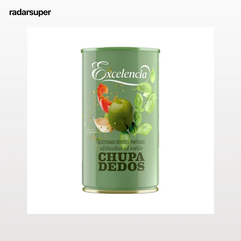 EXCELENCIA Aceituna lata aliño chupadedos 185g