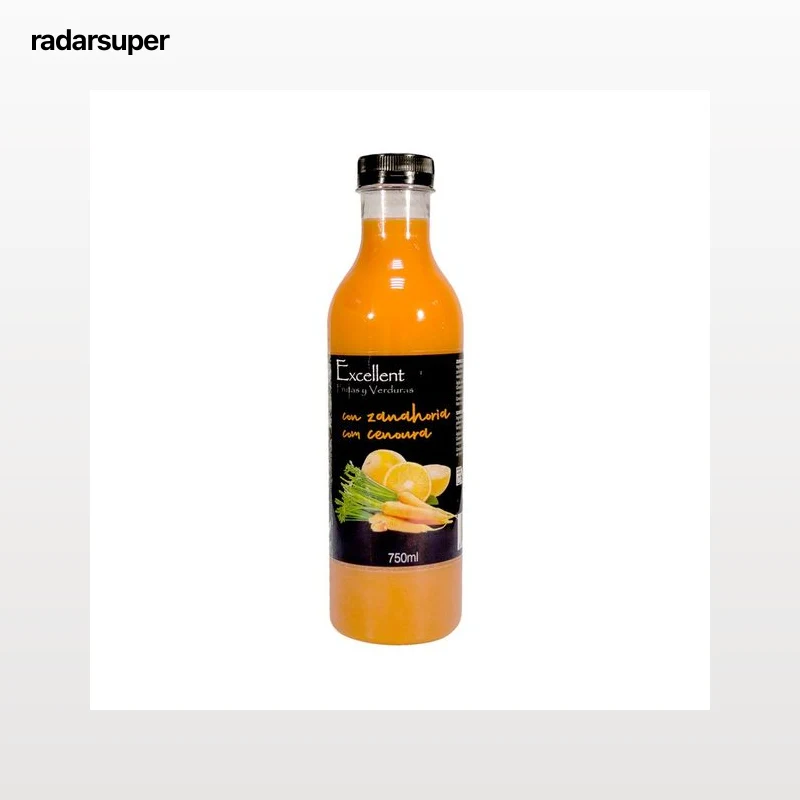 EXCELLENT Zumo de naranja con zanahoria EXCELLENT 750 ml.