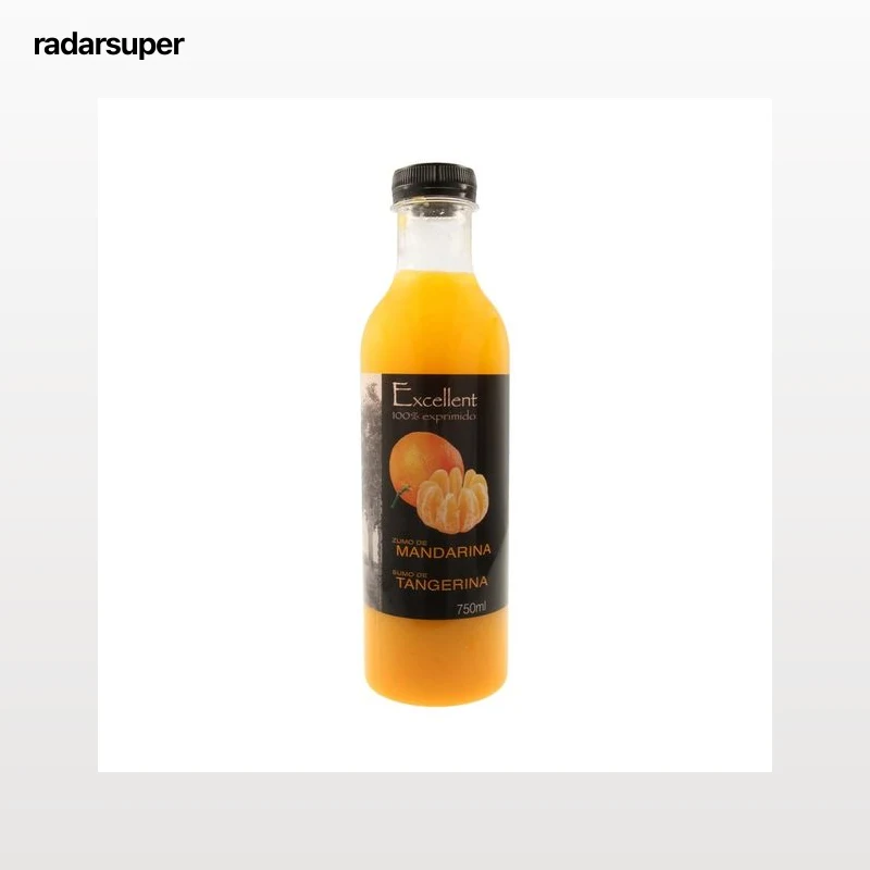 EXCELLENT Zumo refrigerado exprimido exprimido de mandarina EXCELLENT botella de 75 cl.