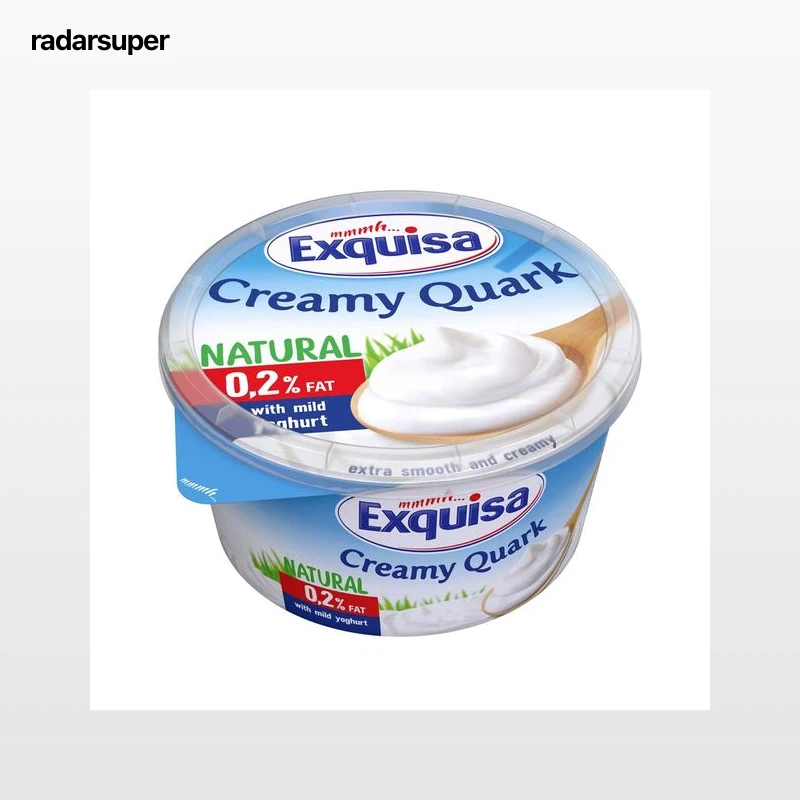 EXQUISA Queso natural cremoso quark 0.2% 500 g.