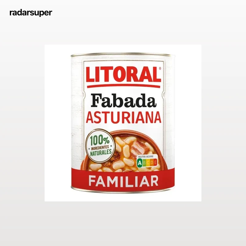 Fabada Asturiana Litoral sin gluten 980 g.