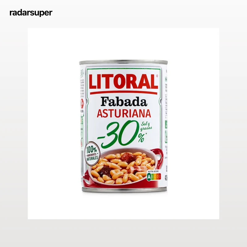 Fabada asturiana reducido en sal Litoral 435 g