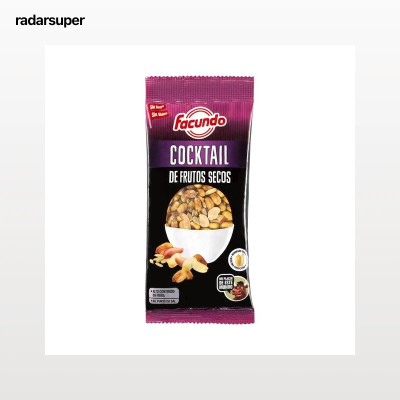 FACUNDO Cocktail de frutos secos fritos 170 g.