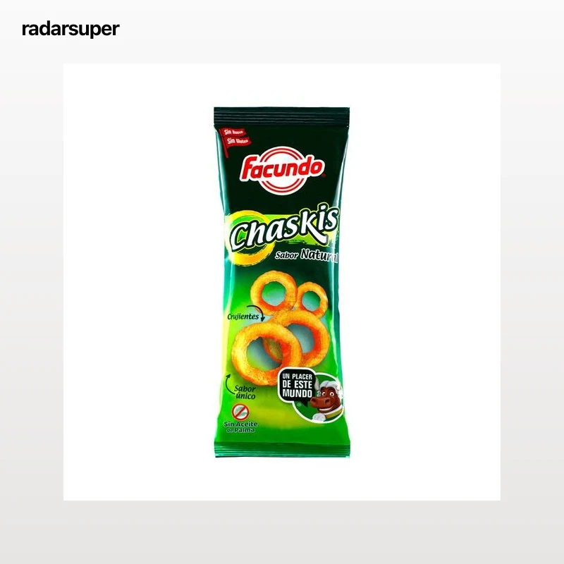 FACUNDO Snack de aros de maíz bolsa de 100 g.