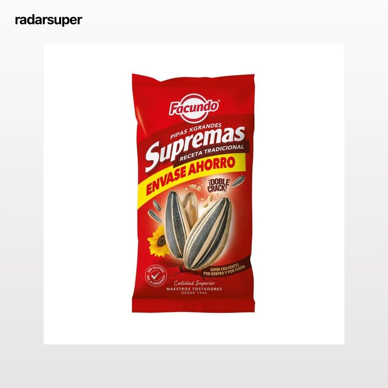 FACUNDO Supremas Pipas degirasol de calidad superior 190 g.