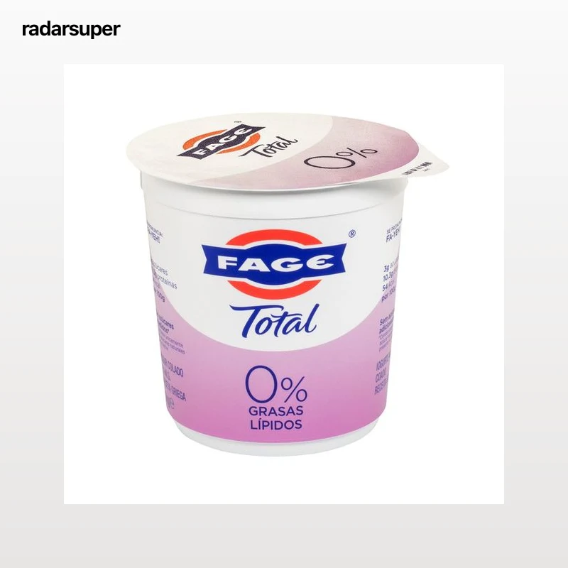 FAGE Yogur natural receta griega 0% materia grasa Total 1 kg.