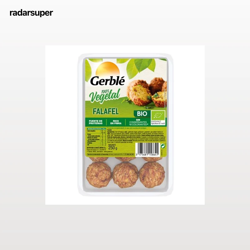 Falafel ecológico Gerblé Bio 250 g.