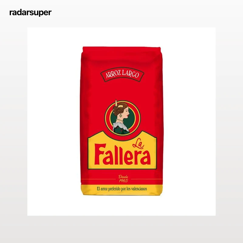 LA FALLERA Arroz largo paquete de 1 kg.