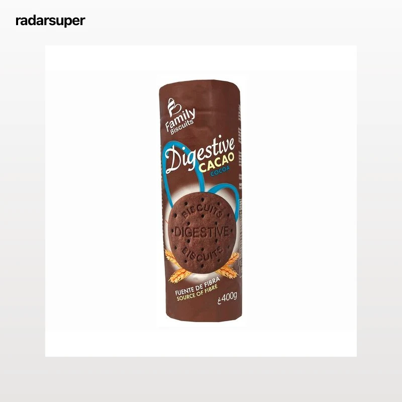 FAMILY BISCUITS Galleta digestive cacao 400 gr.
