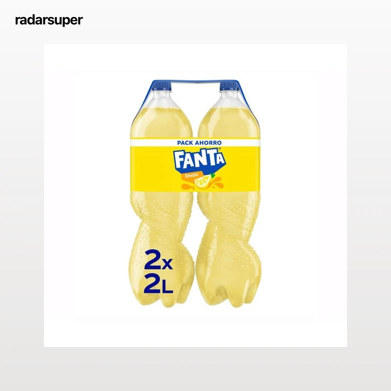 FANTA Refresco de limón pack de botellas 2 uds. x 2 l.