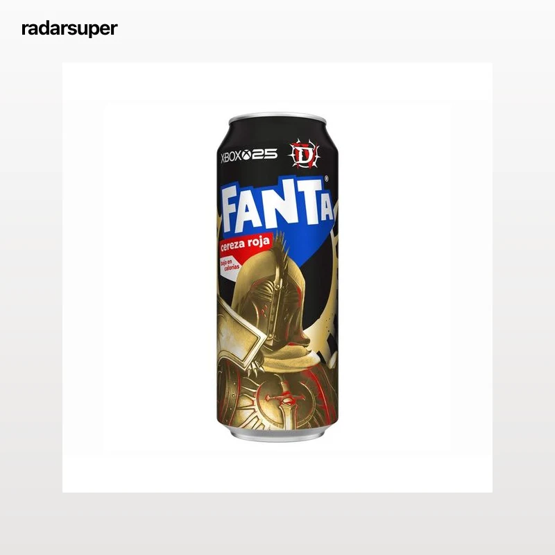 FANTA Refresco de manzana y cereza 50 cl.