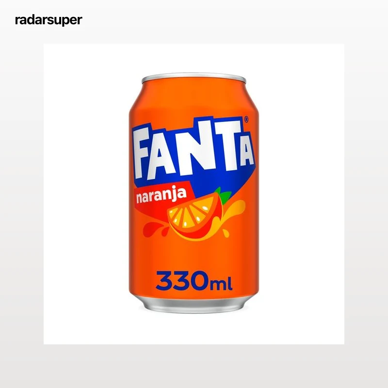 FANTA Refresco de naranja lata de 330ml