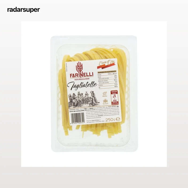 FARINELLI Linea oro Tagliatelle de pasta fresca al huevo 250 g.