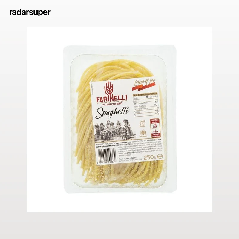 FARINELLI Spaghetti de pasta fresca al huevo FARINELLI Linea oro 250 g.