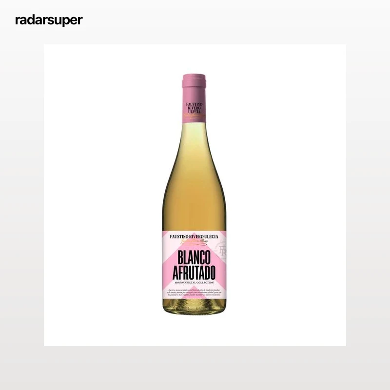 FAUSTINO RIVERO ULECIA  Vino blanco monovarietal afrutado con IGP Vino de la Tierra de Castilla botella de 75 cl.