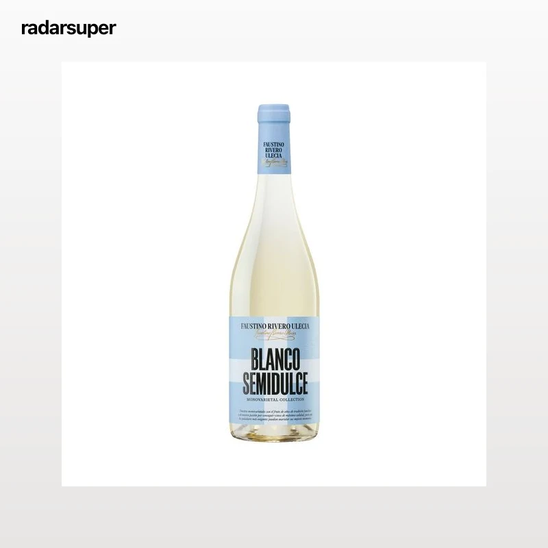 FAUSTINO RIVERO ULECIA  Vino blanco monovarietal semidulce con IGP Vinos de la Tierra de Castilla botella 75 cl.