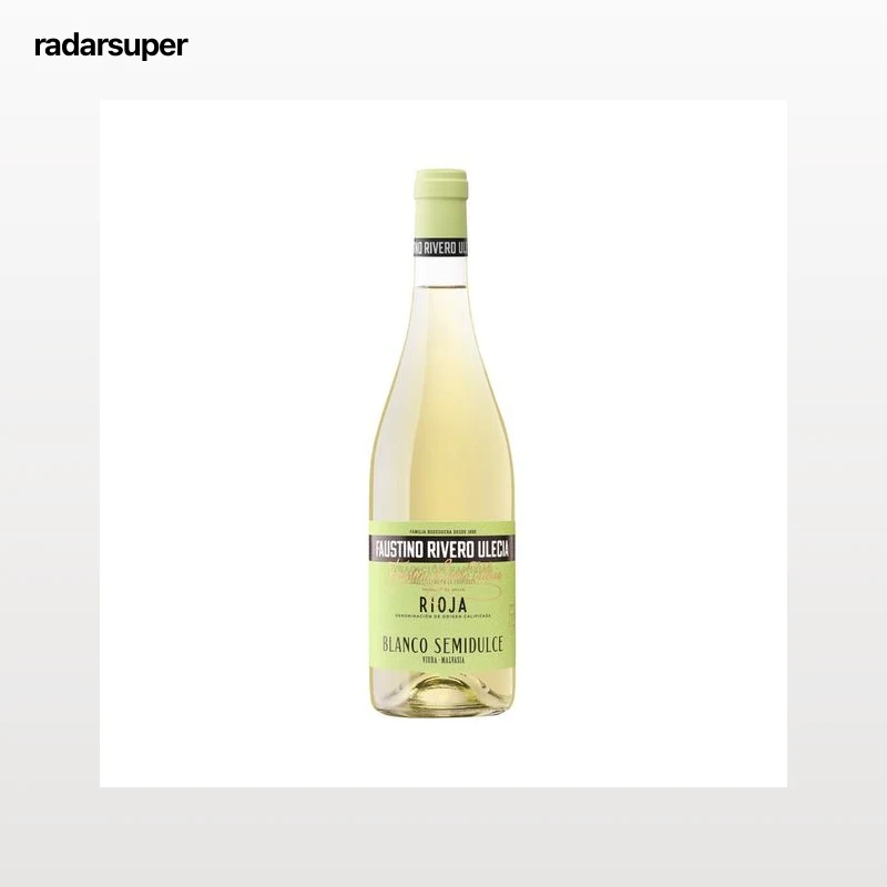 FAUSTINO RIVERO ULECIA  Vino blanco semidulce con D.O. Ca. Rioja botella 75 cl.