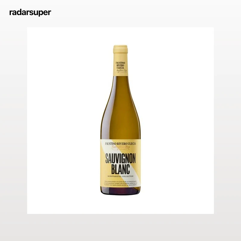 FAUSTINO RIVERO ULECIA Vino blanco suavignon blanc botella 75 cl.