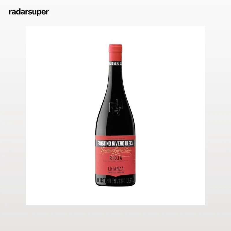 FAUSTINO RIVERO ULECIA  Vino tinto crianza con D.O. Ca. Rioja botella 75 cl.