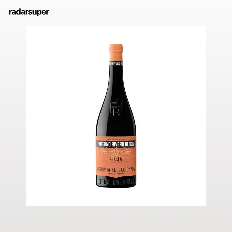 FAUSTINO RIVERO ULECIA Vino tinto con D.O. Ca. Rioja botella 75 cl.