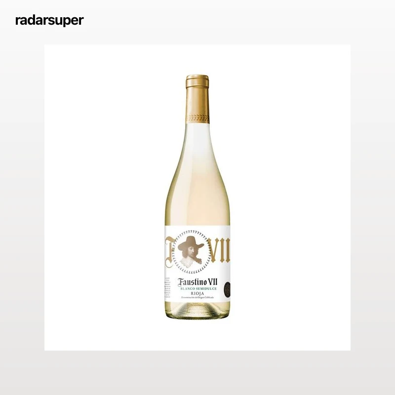 FAUSTINO VII Vino blanco semidulce con D. O. Ca. Rioja botella 75 cl.