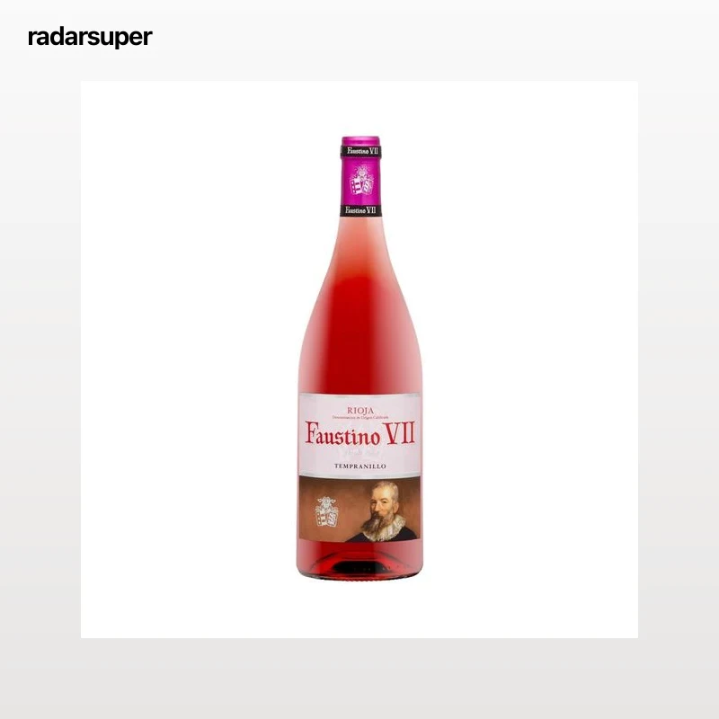 FAUSTINO VII Vino rosado tempranillo con D.O. Rioja FAUSTINO VII botella de 75 cl.