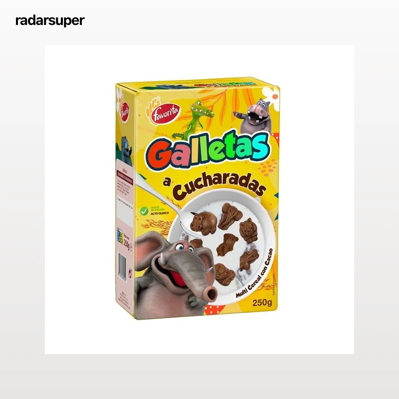 FAVORTIA  Cucharadas Galletas de chocolate 250 g