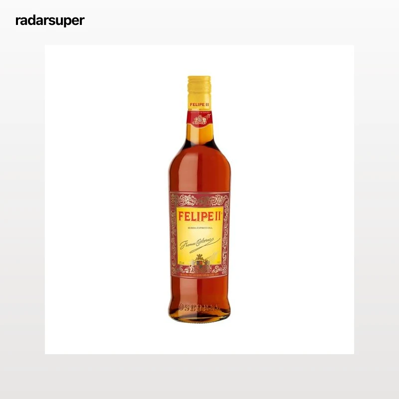 FELIPE II Bebida espirituosa de brandy con solera FELIPE II botella de 1 l.